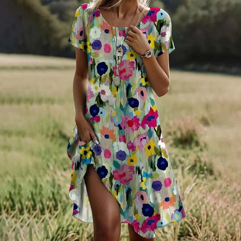 Chloe – Romantic Floral Midi