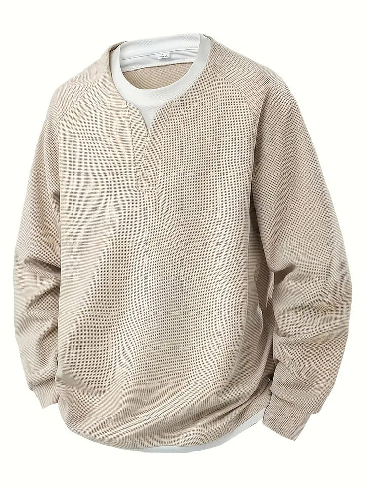Aldous – Everyday Waffle-Knit Long Sleeve