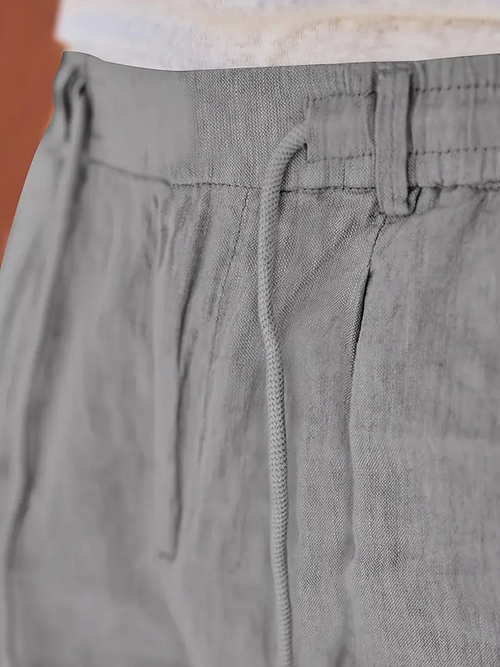 Malcolm – Easygoing Linen Drawstring Pants