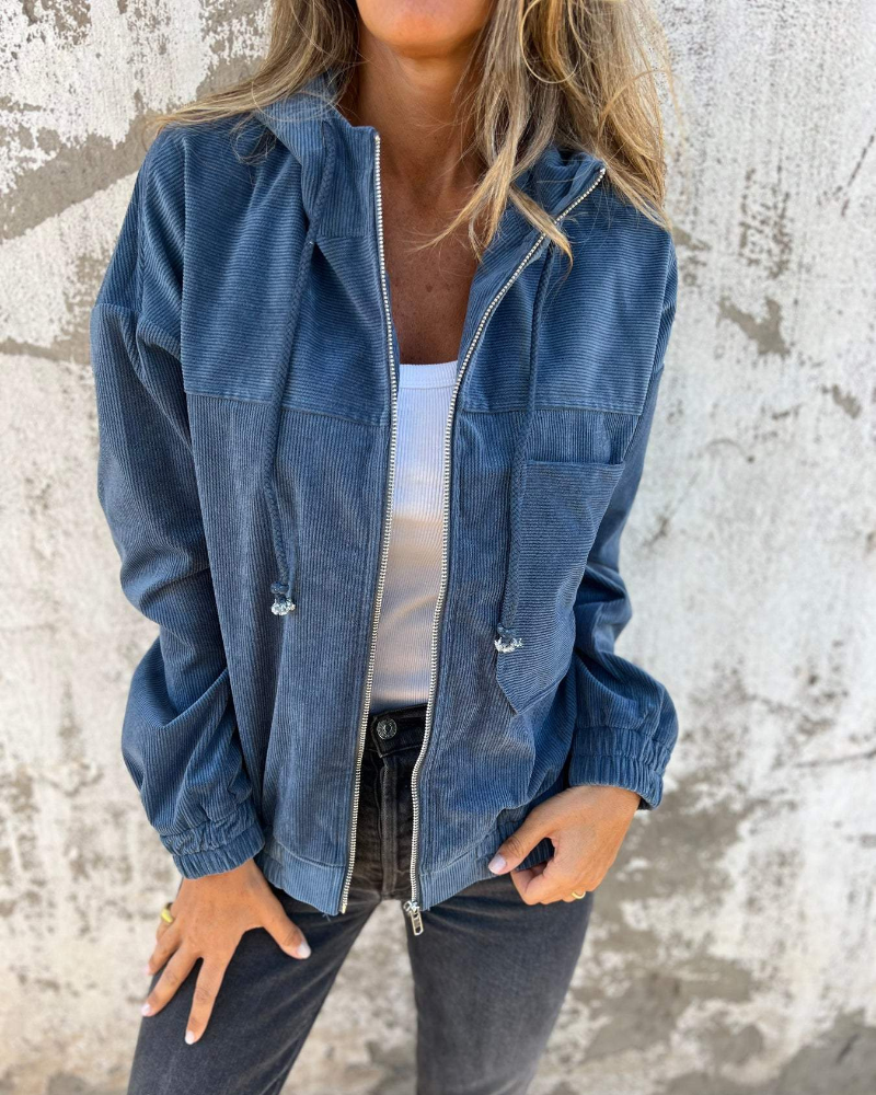Adrienne – Retro Hooded Jacket