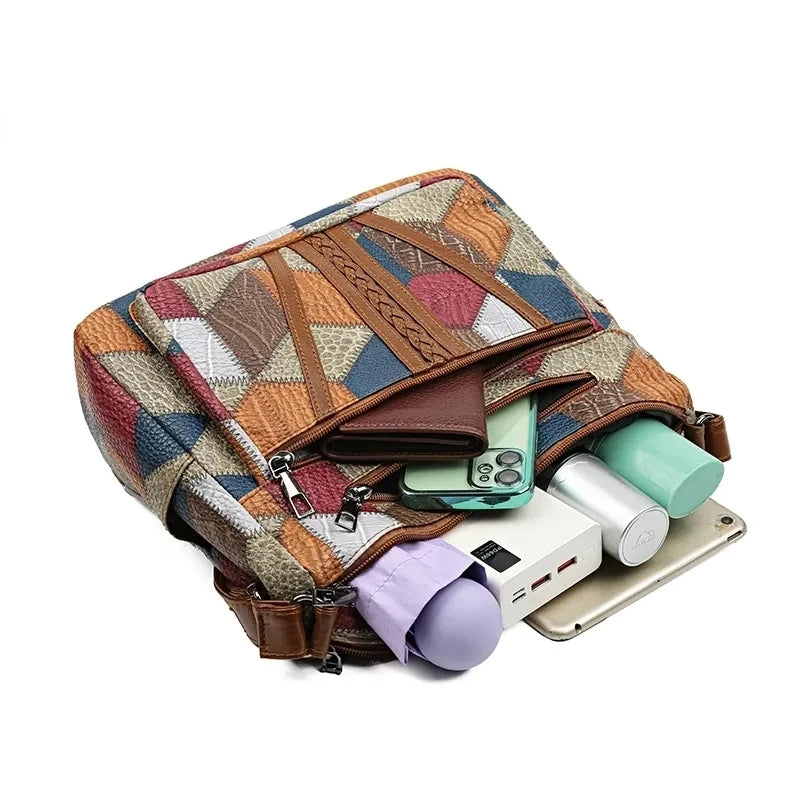 Élise – Statement Patchwork Handbag