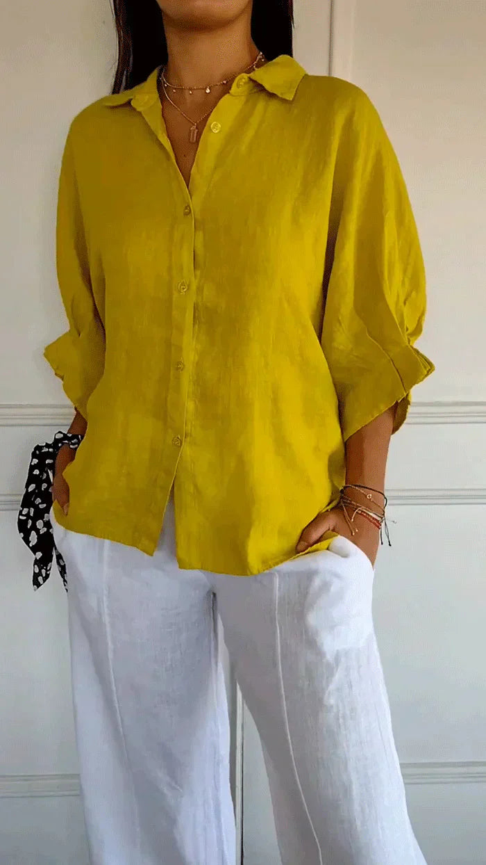 Hannah – Timeless Button-Up Shirt