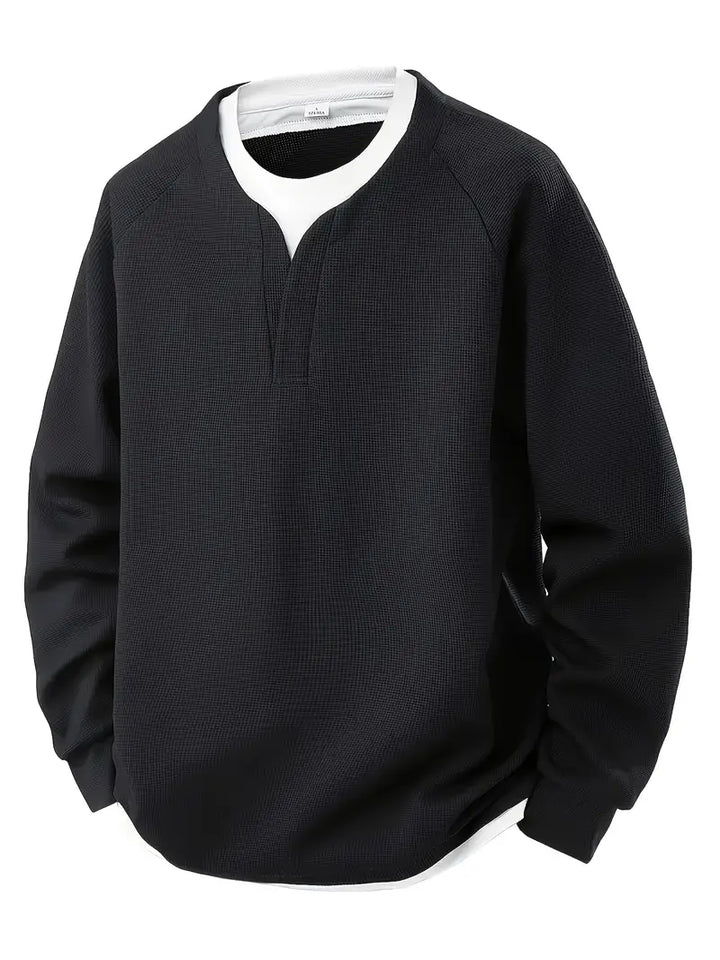 Aldous – Everyday Waffle-Knit Long Sleeve