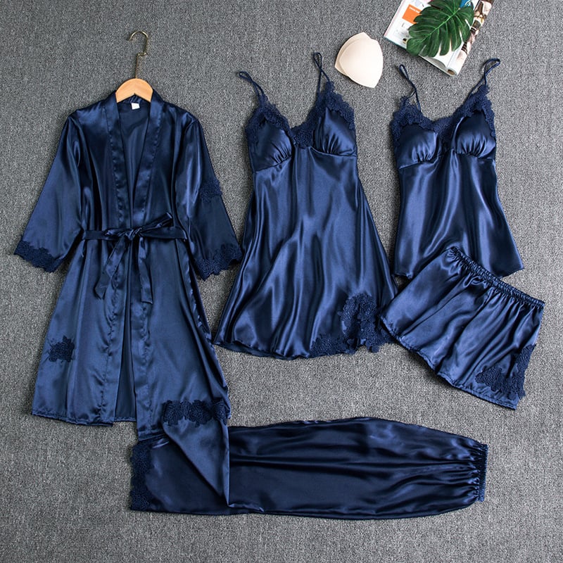 Celeste – 5-Piece Nightwear Set for Soft Evenings