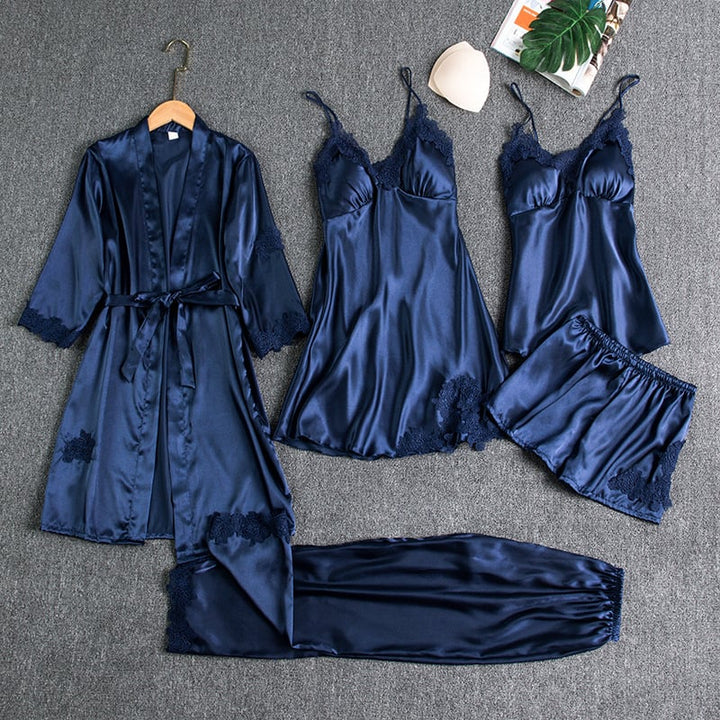 Celeste – 5-Piece Nightwear Set for Soft Evenings