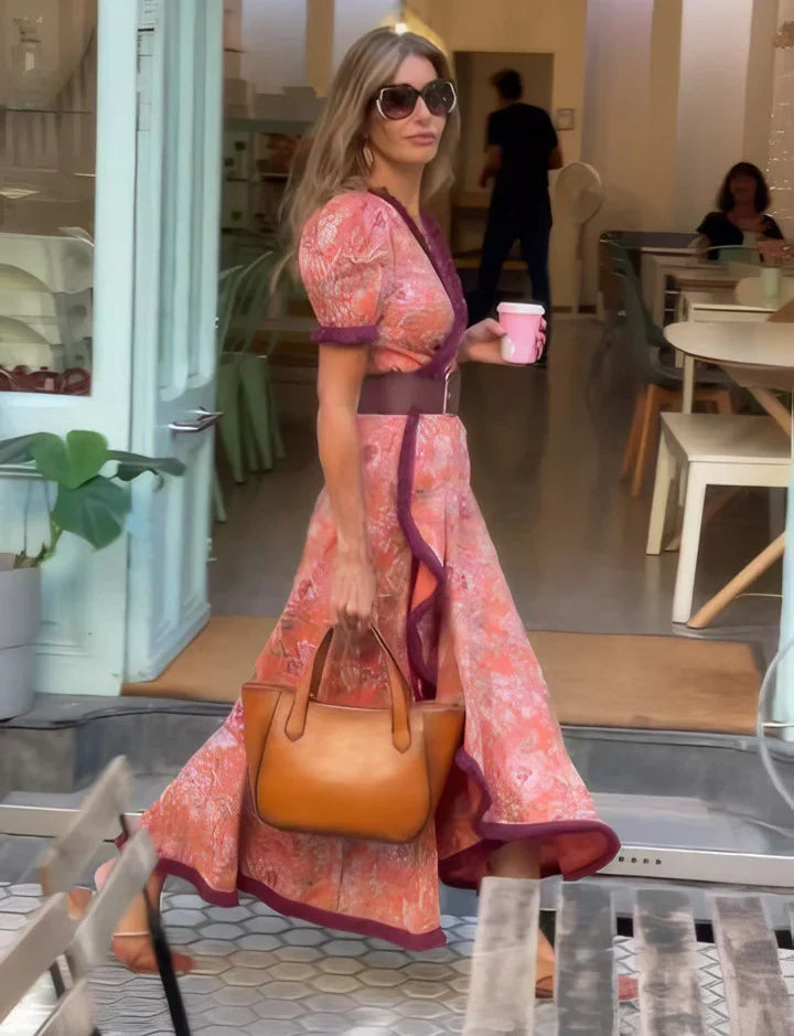 Rosie – Blush Pink Maxi Dress
