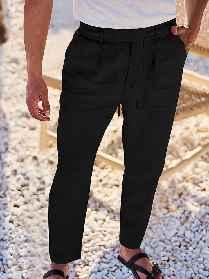Malcolm – Easygoing Linen Drawstring Pants