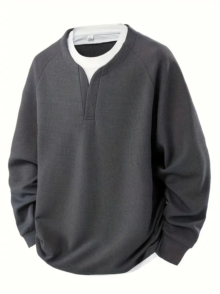 Aldous – Everyday Waffle-Knit Long Sleeve