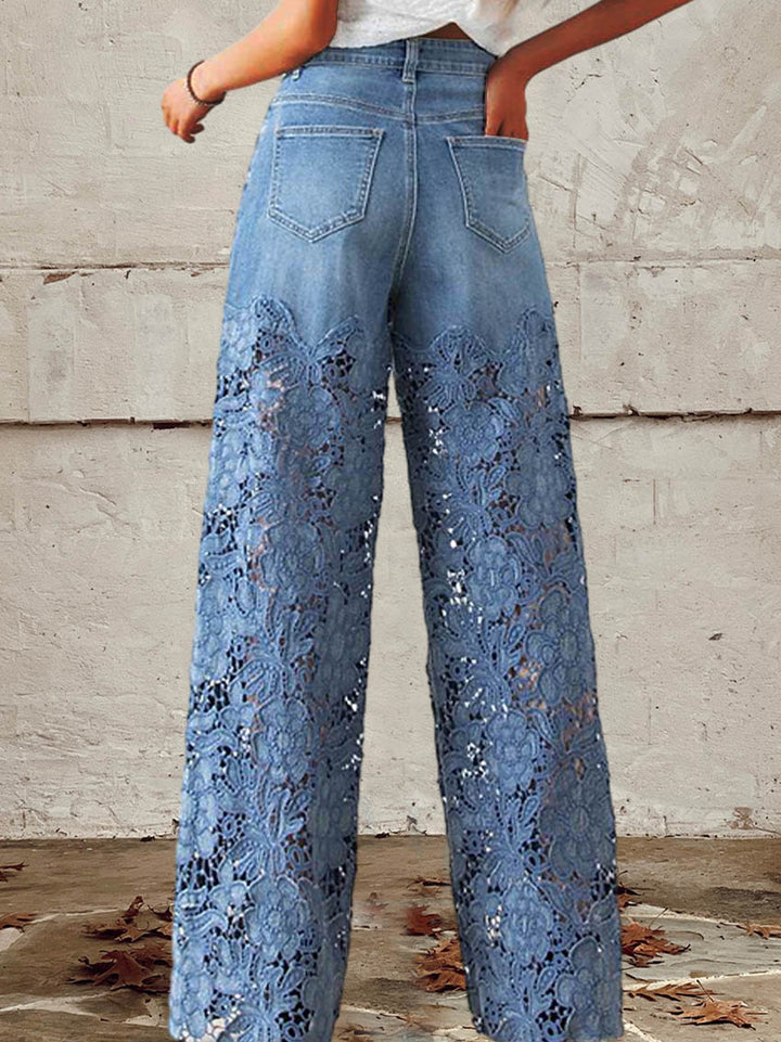 Camille – Feminine Patchwork Jeans
