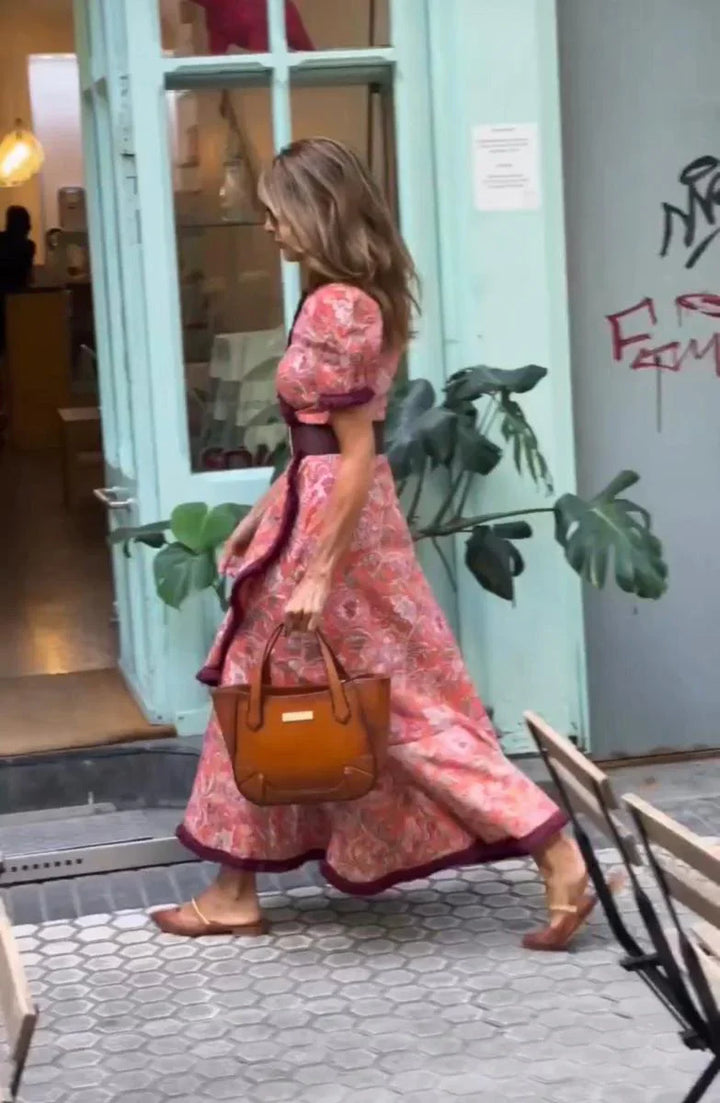 Rosie – Blush Pink Maxi Dress