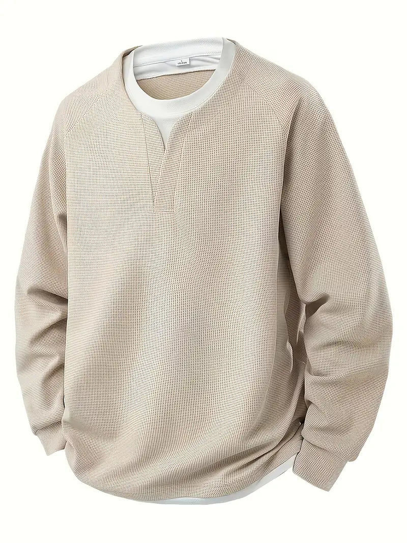 Aldous – Everyday Waffle-Knit Long Sleeve
