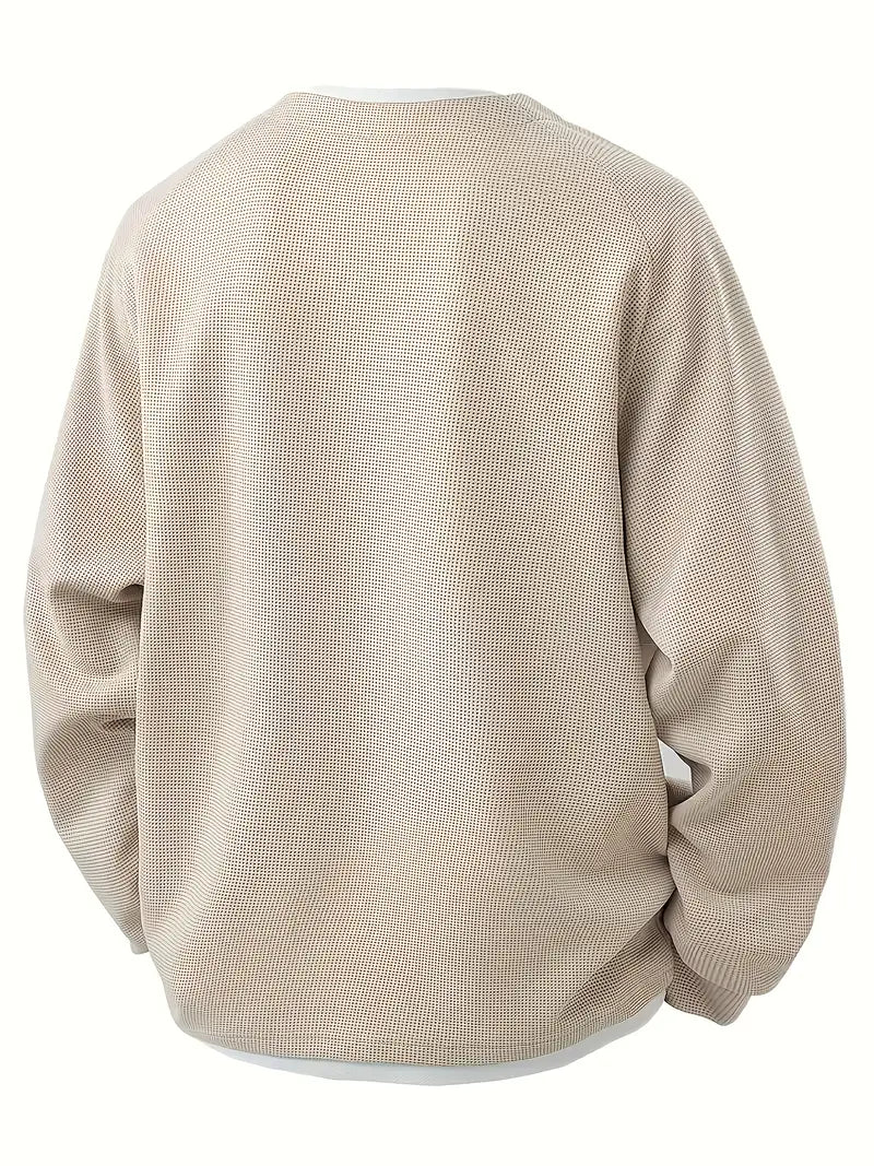 Aldous – Everyday Waffle-Knit Long Sleeve
