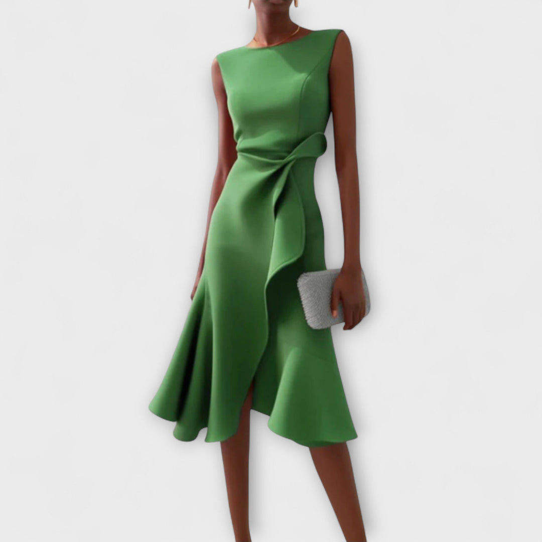 Danica – Draped Midi for Special Moments