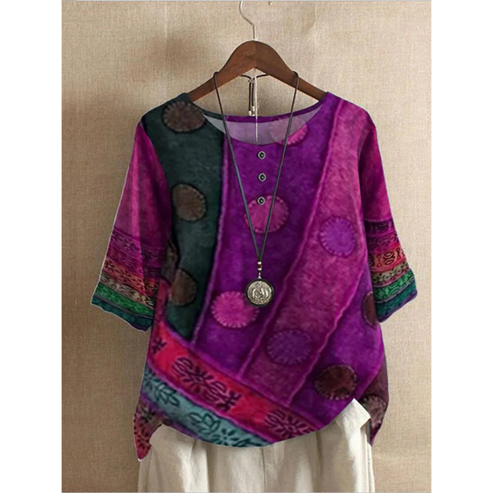 Harper – Artistic Patchwork Everyday Top