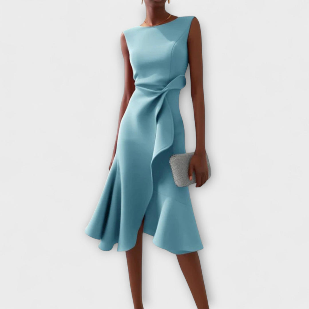 Danica – Draped Midi for Special Moments