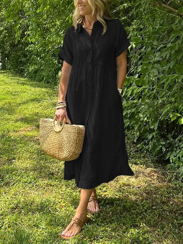 Danica – Soft Summer Shirt Dress