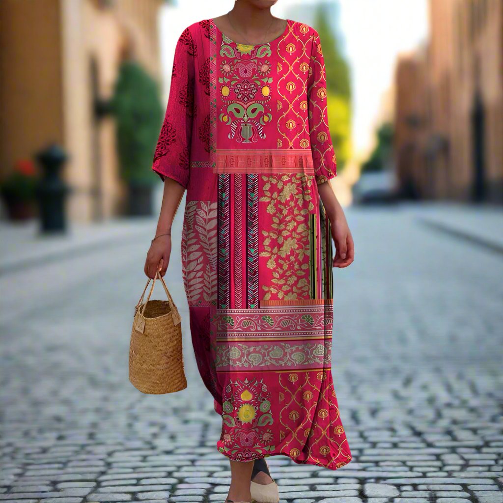Sophie – Boho Flow Maxi Dress