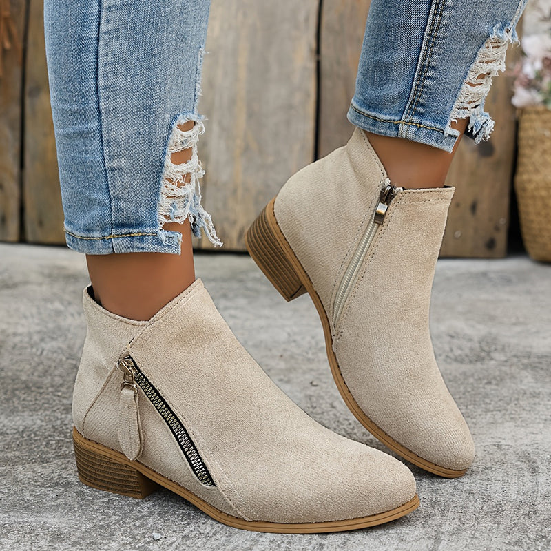 Selena – All-Weather Zip Boots