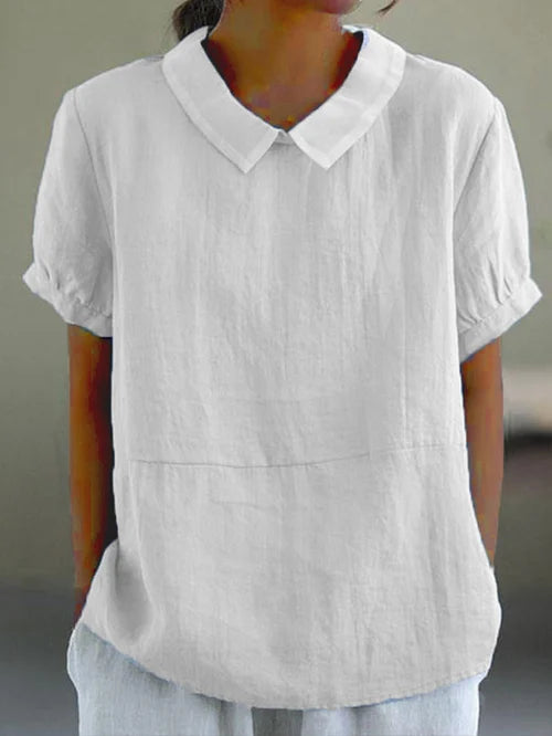 Sophie – Relaxed Collared Everyday Top