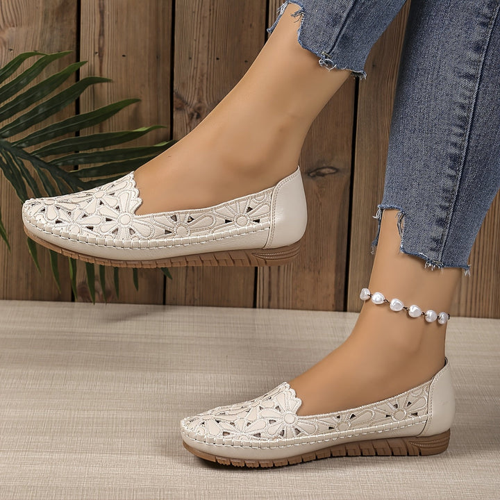 Chantal – Petal-Cut Slip-On Flats