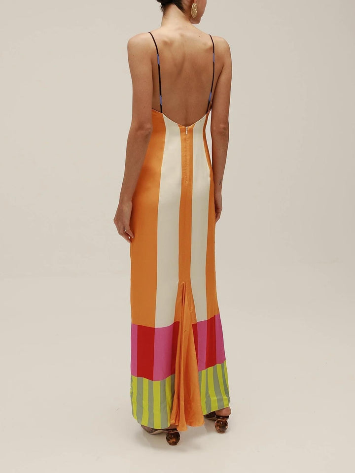 Elodie – Bold Stripe Statement Dress