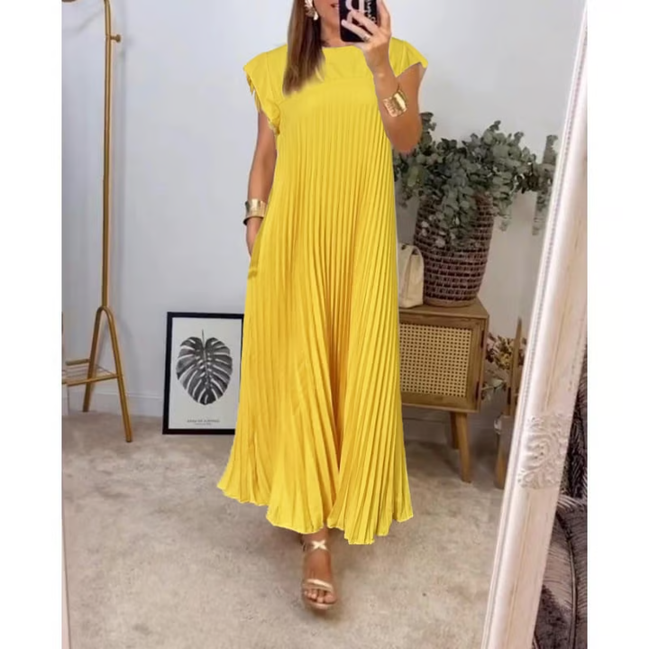 Ciara – Pleated Flatter Dress