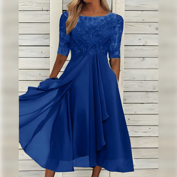 Anna – Lace Detail Elegant Dress
