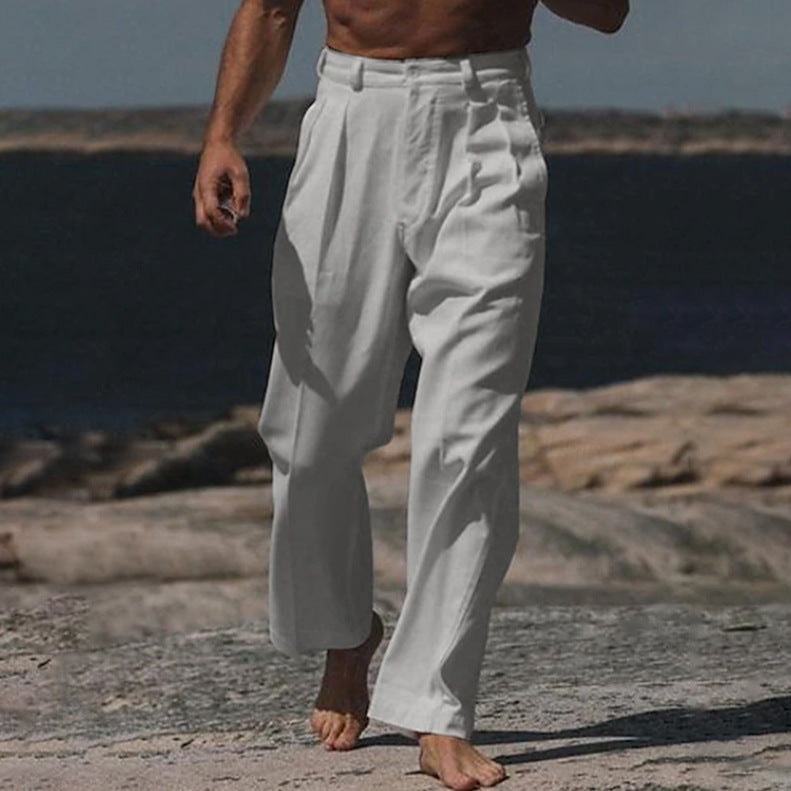 Noah – Easy Flow Wide-Leg Trousers