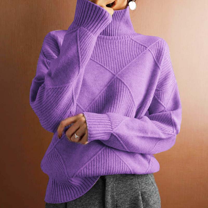 Denise – Chic High-Neck Sweater