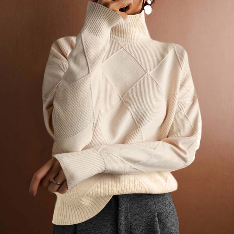 Denise – Chic High-Neck Sweater