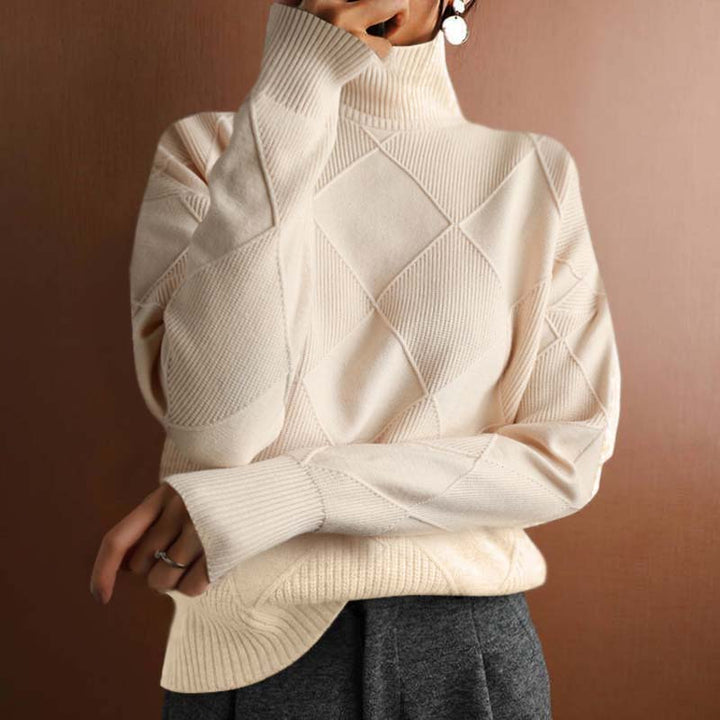 Denise – Chic High-Neck Sweater