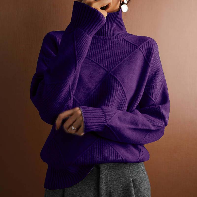Denise – Chic High-Neck Sweater