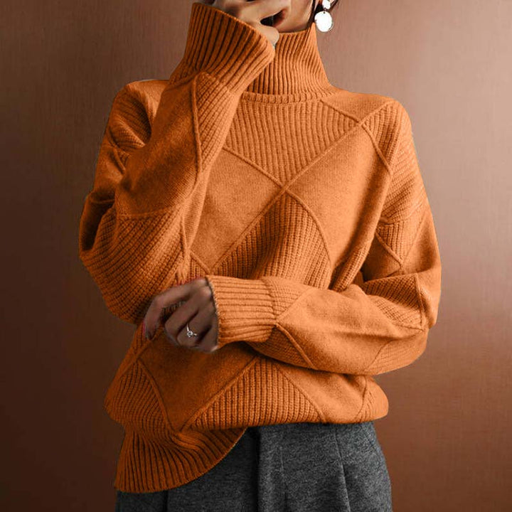Denise – Chic High-Neck Sweater