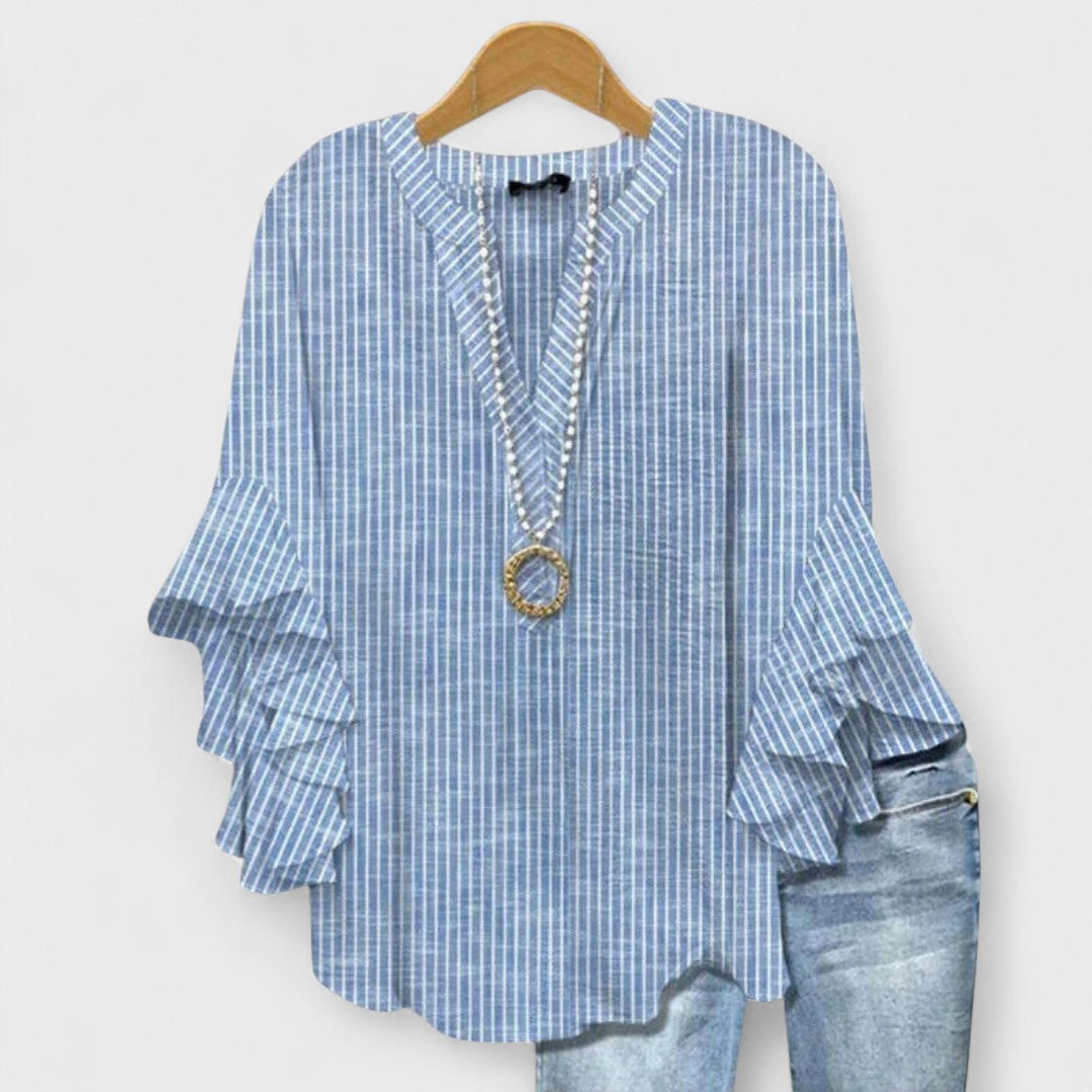 Claire – Bloom Print Blouse