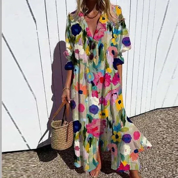 Charlotte - Graceful Floral Dress