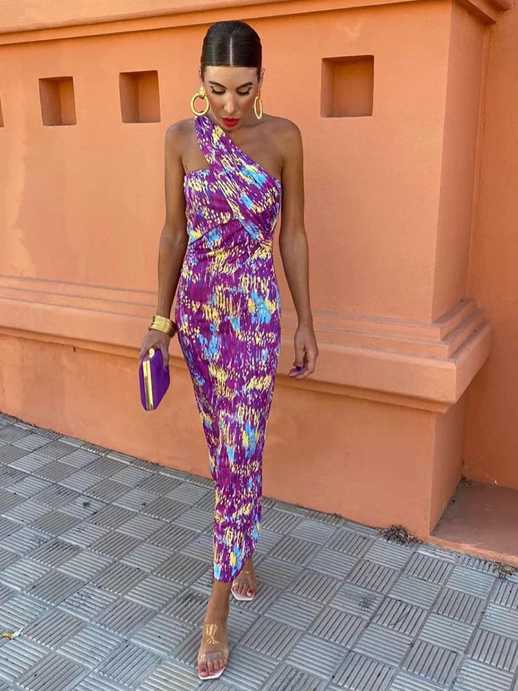 Sienna – Statement Strap Maxi Dress