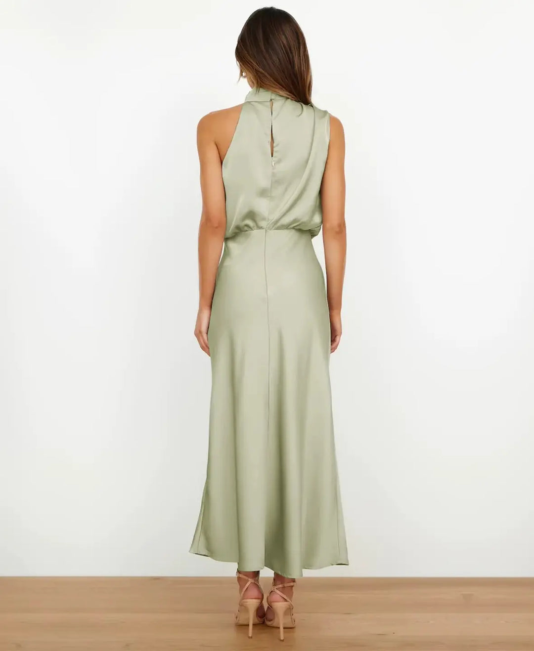 Nadine – Halter Neck Midi Dress