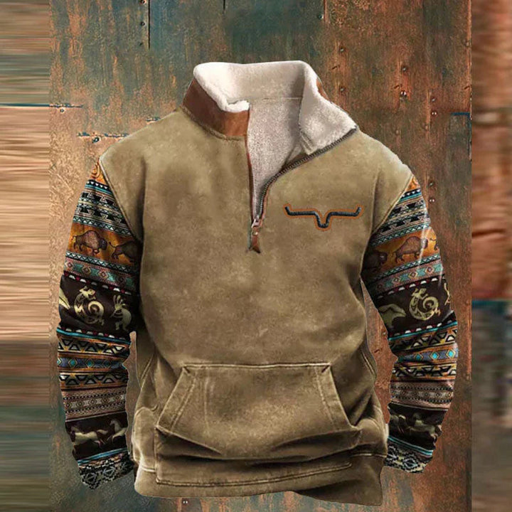 Gisbert – Half-Zip Sweater with Modern Edge