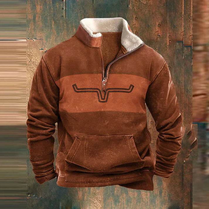 Gisbert – Half-Zip Sweater with Modern Edge
