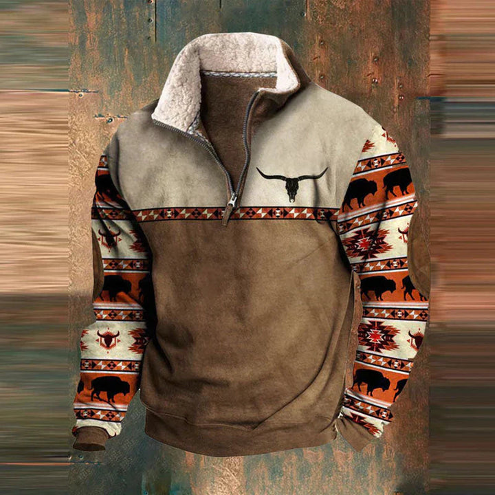 Gisbert – Half-Zip Sweater with Modern Edge