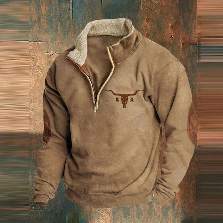 Gisbert – Half-Zip Sweater with Modern Edge
