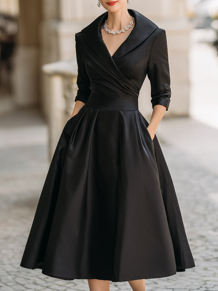 Lina – Satin Midi Dress