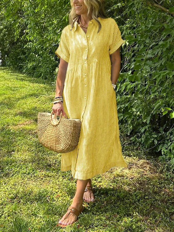 Danica – Soft Summer Shirt Dress