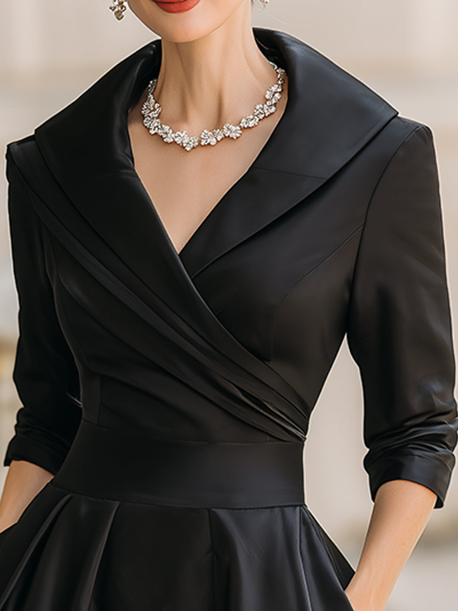 Lina – Satin Midi Dress