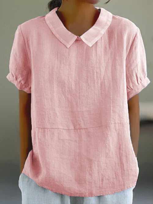 Sophie – Relaxed Collared Everyday Top
