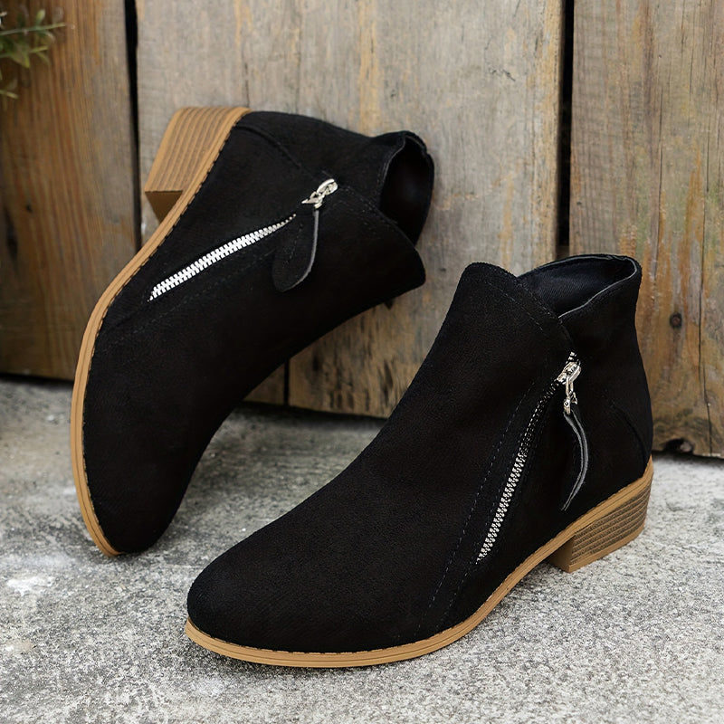 Selena – All-Weather Zip Boots