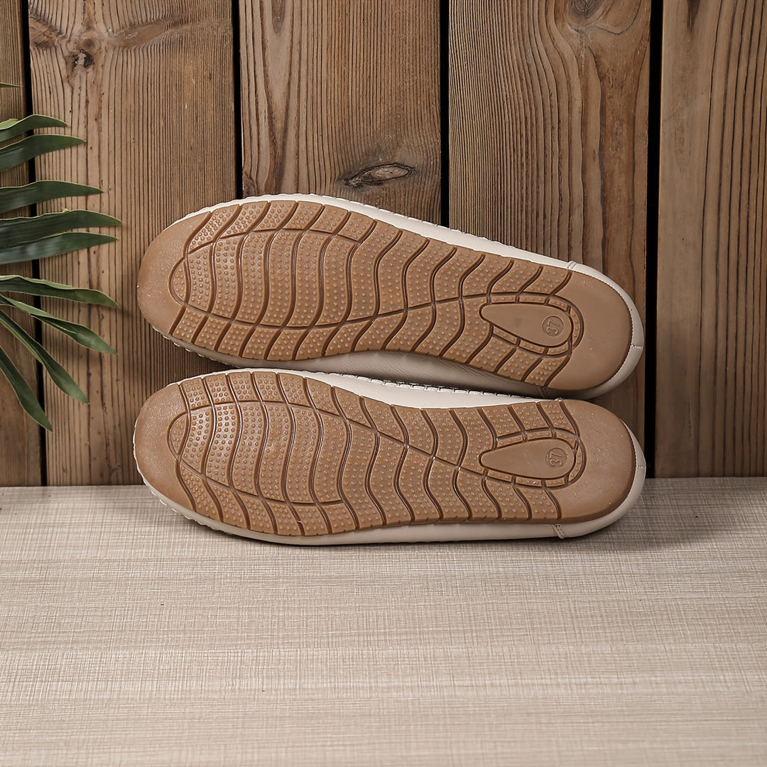 Chantal – Petal-Cut Slip-On Flats