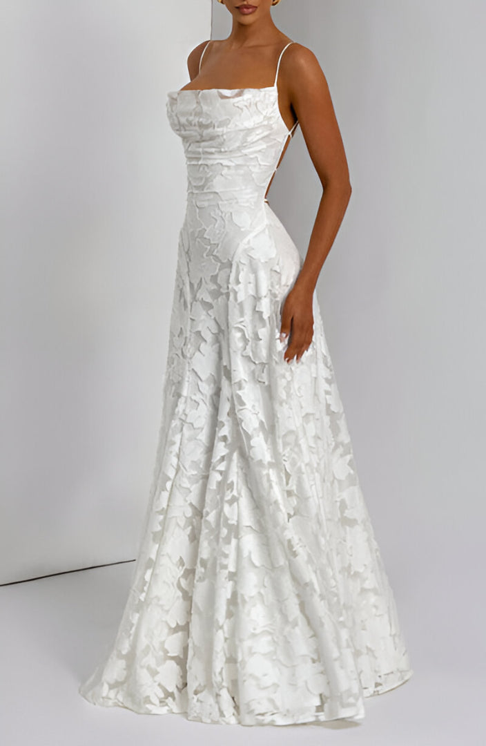 Amélie – Lace Corset Maxi Dress