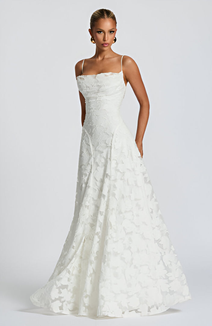 Amélie – Lace Corset Maxi Dress