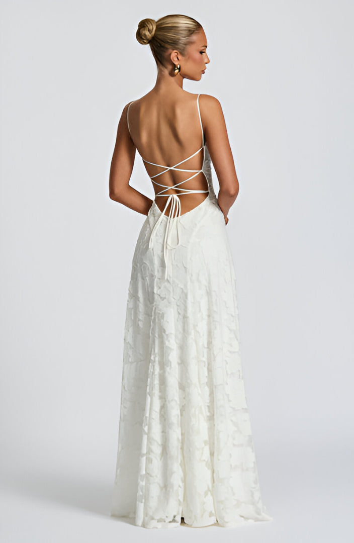 Amélie – Lace Corset Maxi Dress